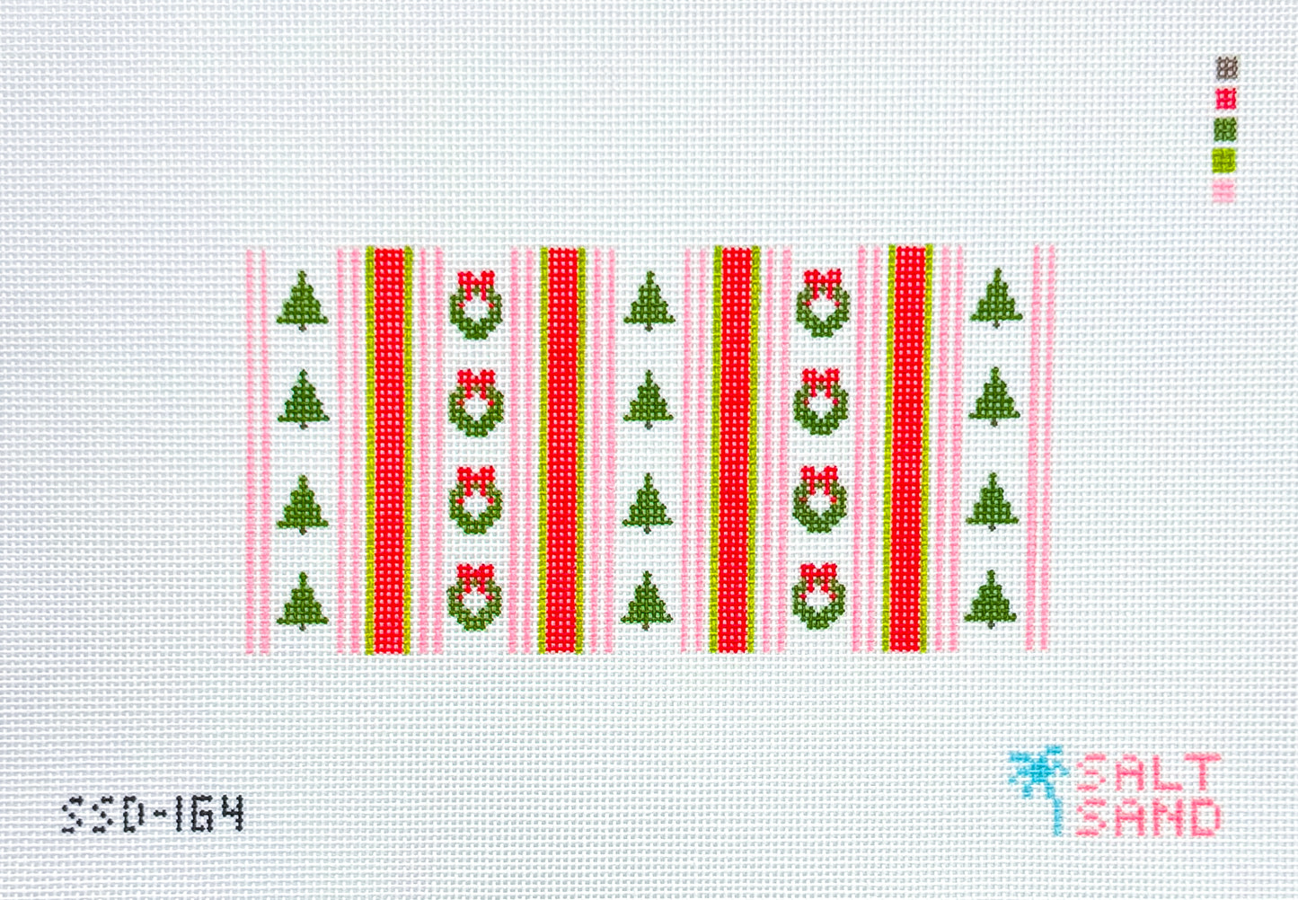 Pink and Green Christmas Stripes Pre-Order