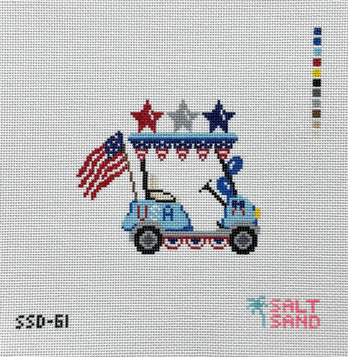 SSD-61 4th of July Golf Cart Pre-Order