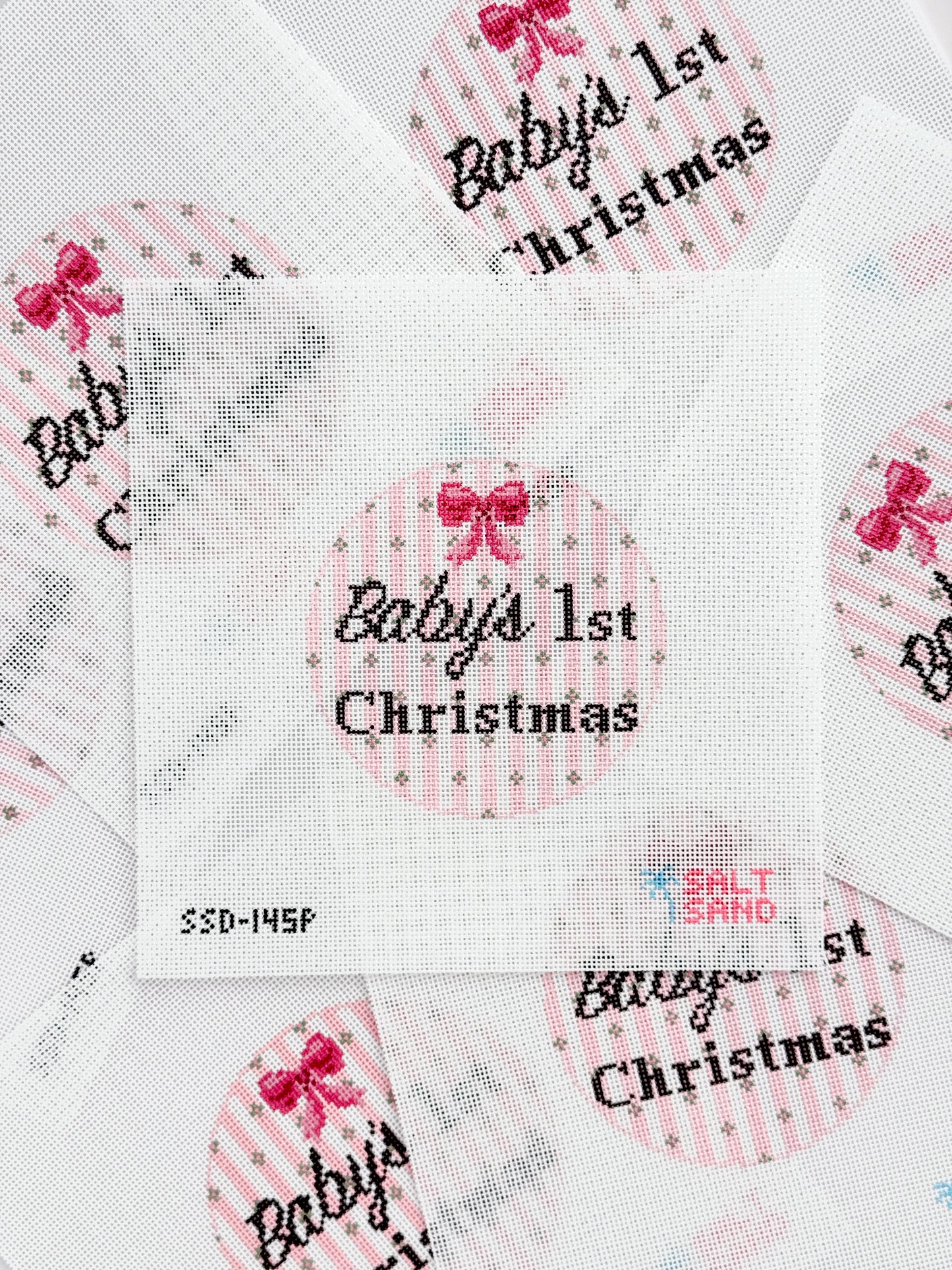 Baby's 1st Christmas Pink