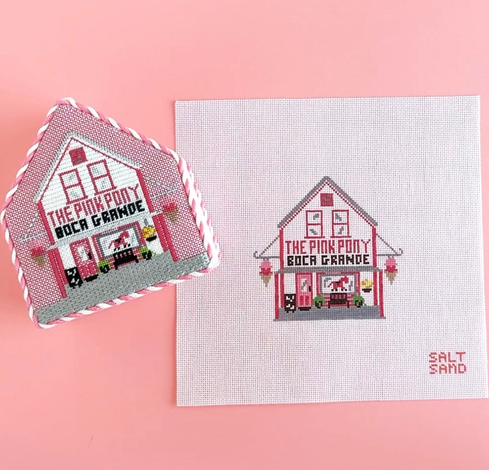 Pink Pony Ice Cream Shop - Grande Stitches Exclusive
