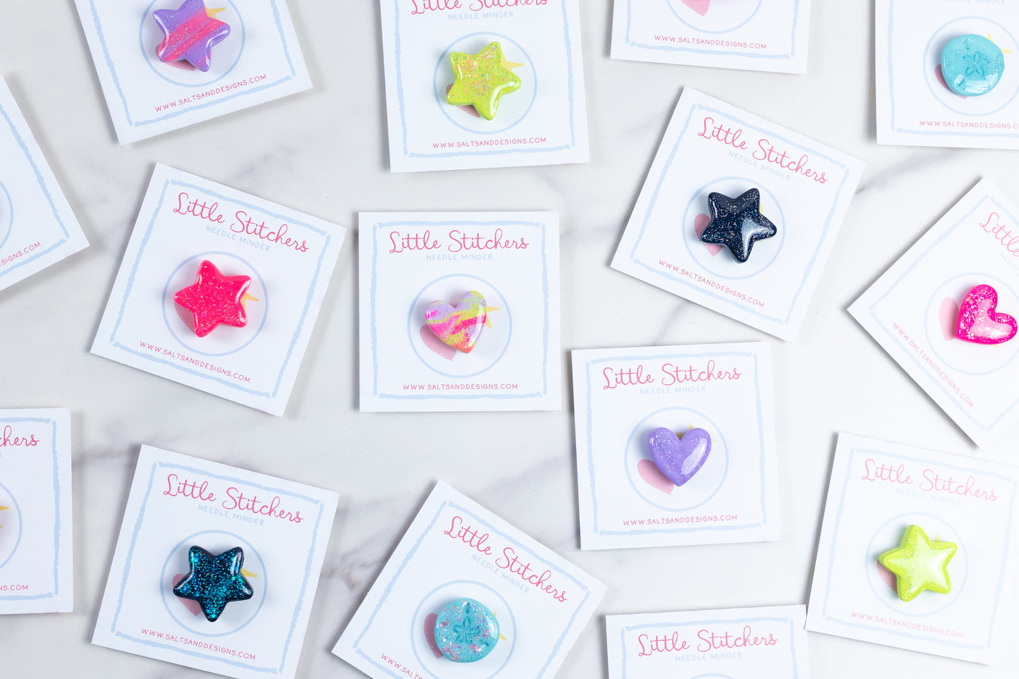 Assorted Resin Needle Minders