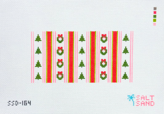Pink and Green Christmas Stripes Pre-Order