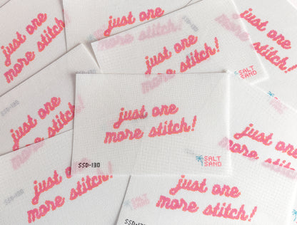 Just One More Stitch Pre-Order