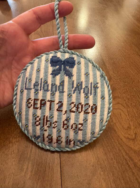 Custom Birth Ornament