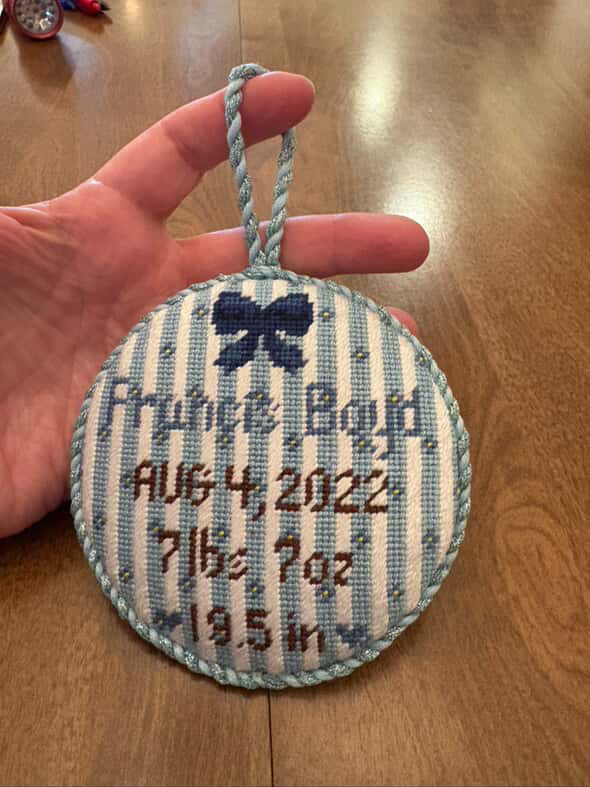 Custom Birth Ornament