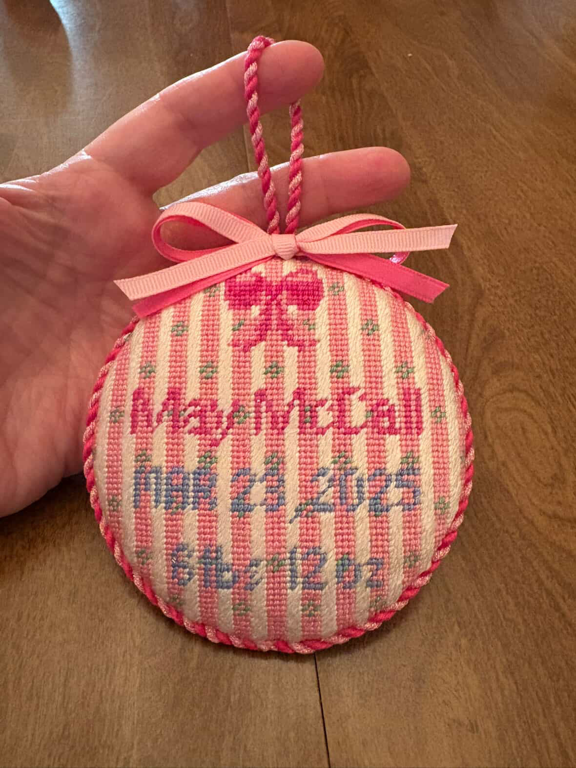 Custom Birth Ornament