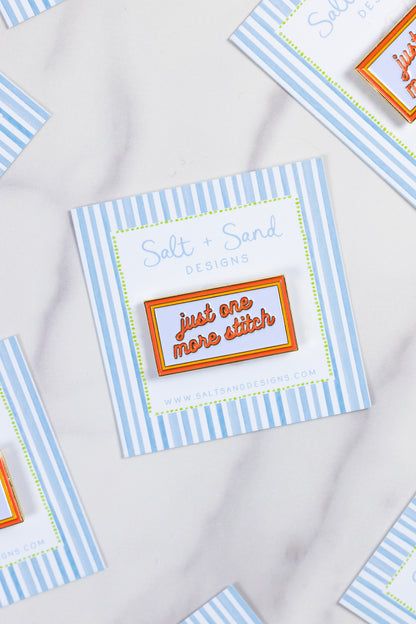 Just One More Stitch Needle Minder Pre-Order