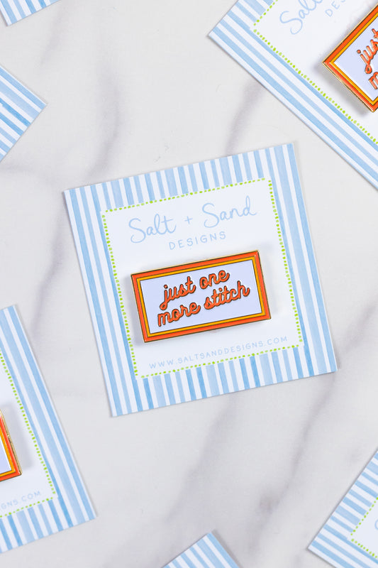 Just One More Stitch Needle Minder Pre-Order