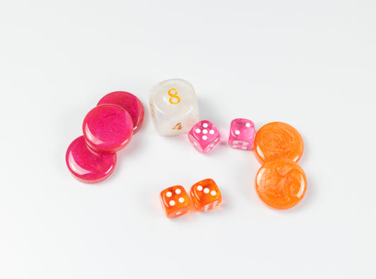Stars + Stripes Backagammon Playing Pieces Pre-Order