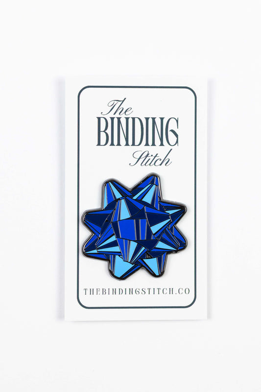 Blue Gift Bow Needleminder