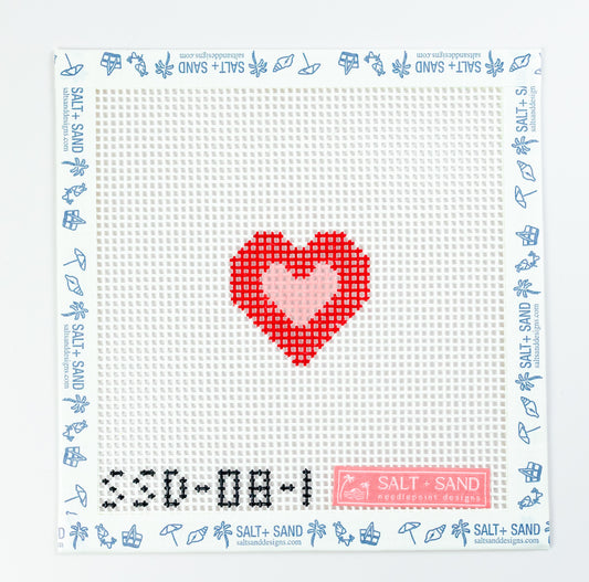 Little Stitchers Kit: Pink and Red Heart Pre-Order